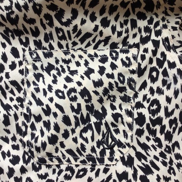 Volcom Leopard Print Button Down Shirt - Picture 8 of 9